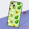 Avocado Collage Phone Case For iPhone 16 15 Pro Max 12 13 Mini 11 14 Pro Max XR 16 15 Plus 16e Cover Coque
