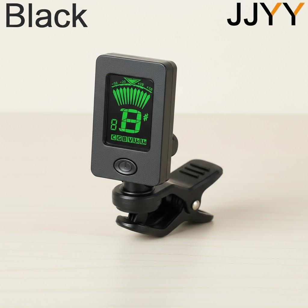 Sensitive LCD Clip-on Guitar Tuner for Bass Violin Ukulele Universal Musical Instrument Accessories