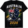 Австралия Футболка для болельщика Чемпионата мира 2026 Мужская Женская Детская
