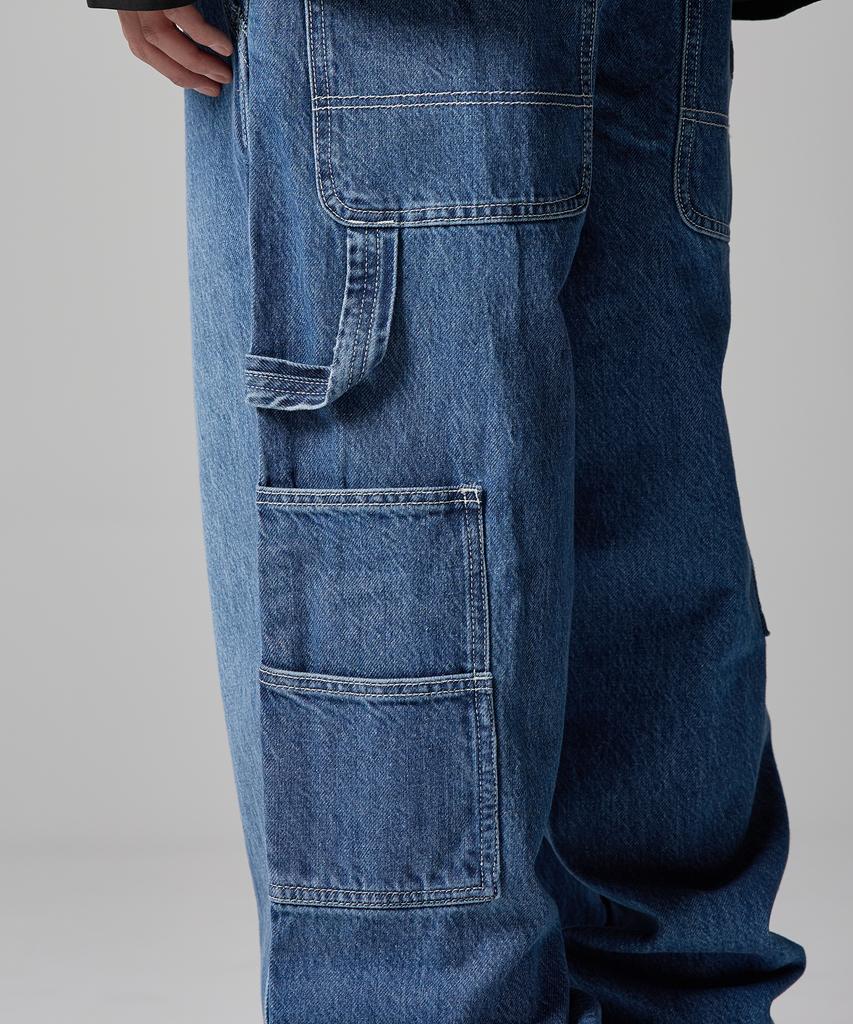 Dickies Свободные джинсовые брюки-карго средней синевы
