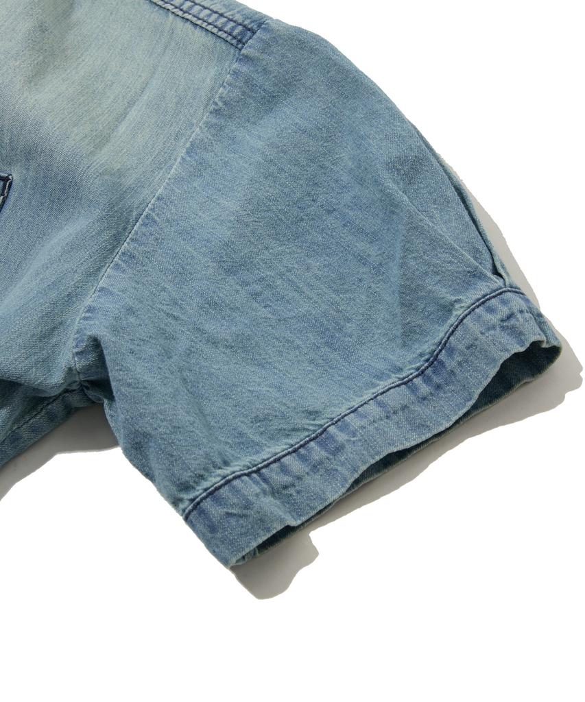 Penfield Denim Washed Shirt Dress Indigo_Fs2Ws42F