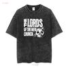 Футболка Lords of The New Church подарок для рок-фаната TE5230 винтажная стираная повседневная мужская топ для повседневной носки дизайнерская одежда