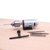 DC 12V Mini Drill Machine Electric Hand Drill Set Wood PCB Press Drilling JT0 Chuck Woodworking Tool Accessories 0.3-4mm