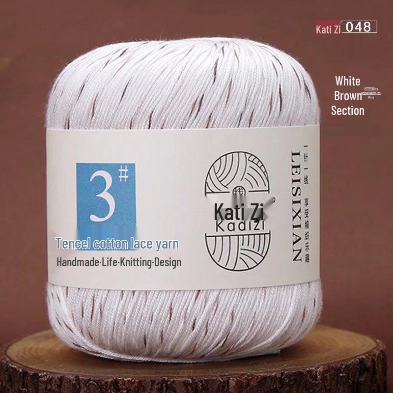 Мерсеризованная хлопковая кружевная пряжа №. 3: Вязание крючком своими руками для детей - Весенне-летний свитер и пальто - Бесплатная доставка