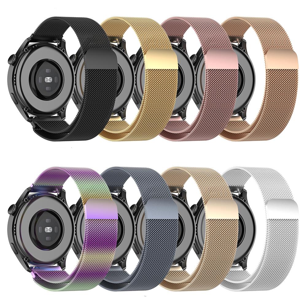Loop Strap Milanese Huawei For Watch Gt 23 Gt3 42mm 46mm Stainless Steel Watch Band For Huami Amazfit Gts Gtr 432