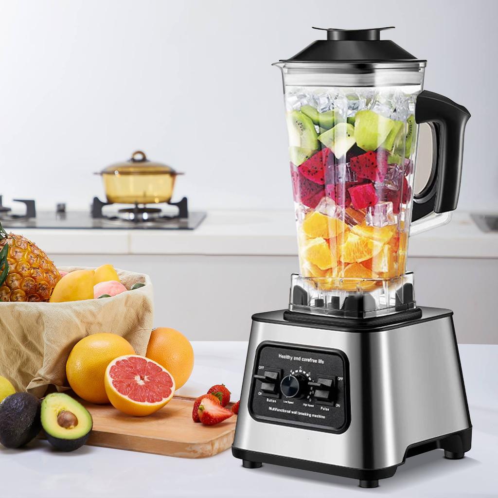 6000W Multi-Function Professional Powerful Blender Juicer Smoothie Maker Table Blender With 2.5L Container Mixer for Ice Fruit