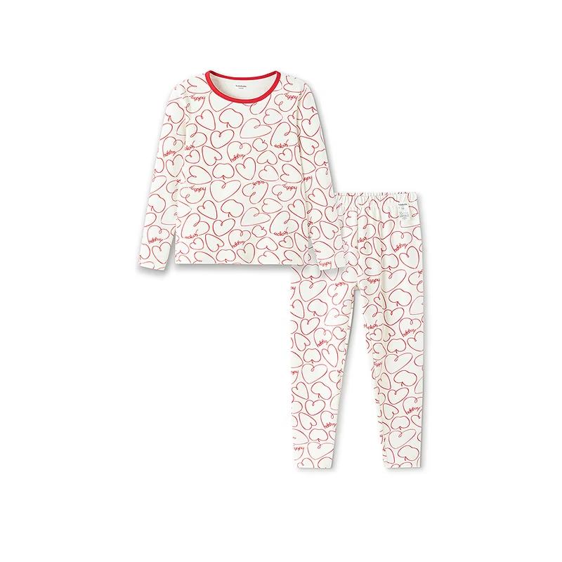 Balabala Kids' Red New Year Underwear & Pajama Set