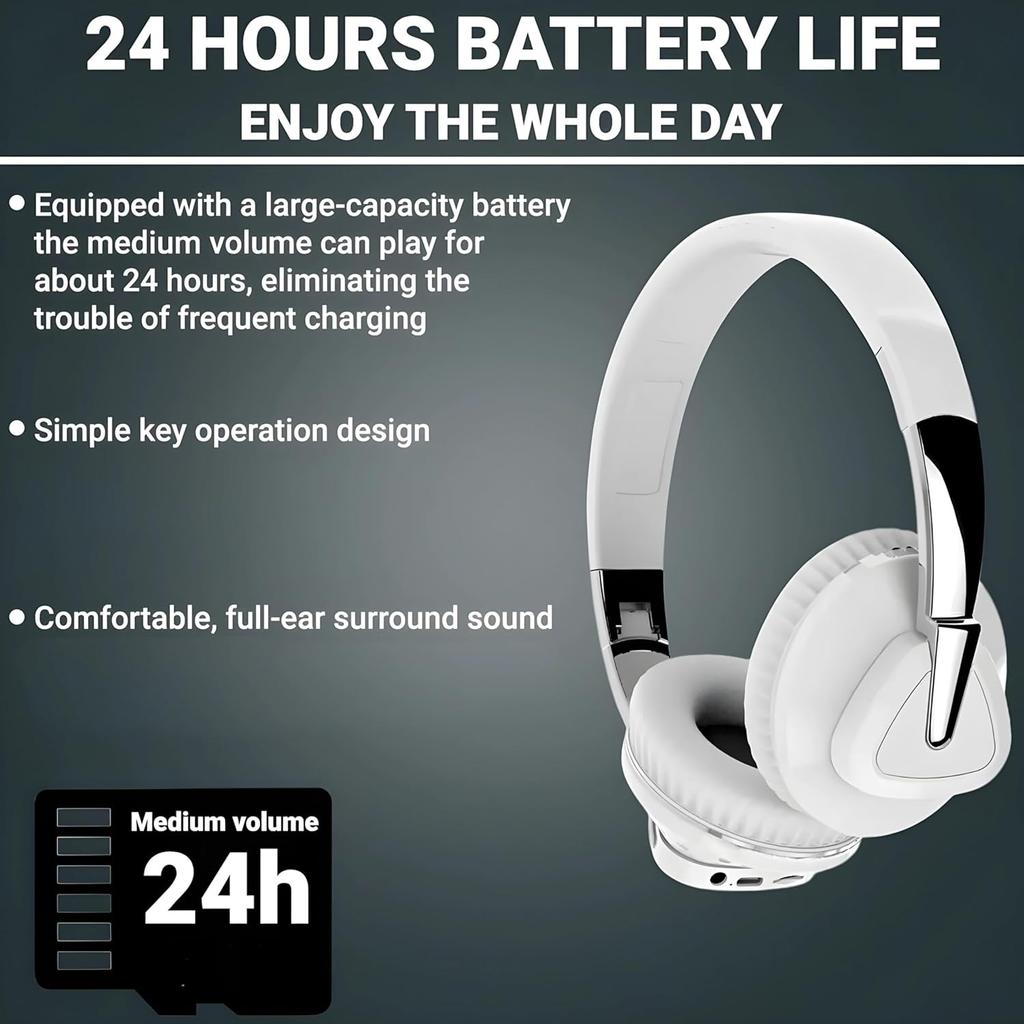 Беспроводные наушники, подходящие для женщин и девушек, активное шумоподавление, хромированное покрытие, IPX-4, 24-часовое время воспроизведения, идеально подходят для занятий спортом, школы