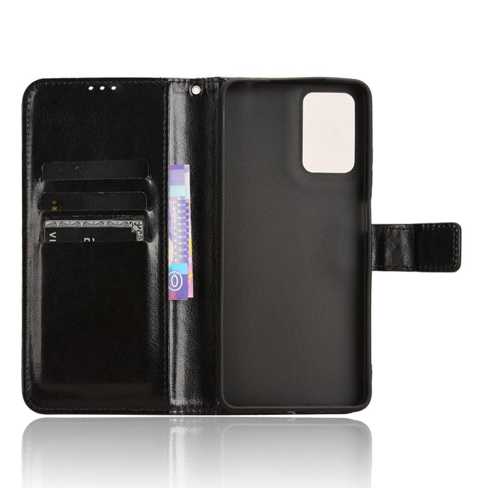 Flip Case for Motorola Moto G24 / G24 Power / G04, Crazy Horse Wallet, Black