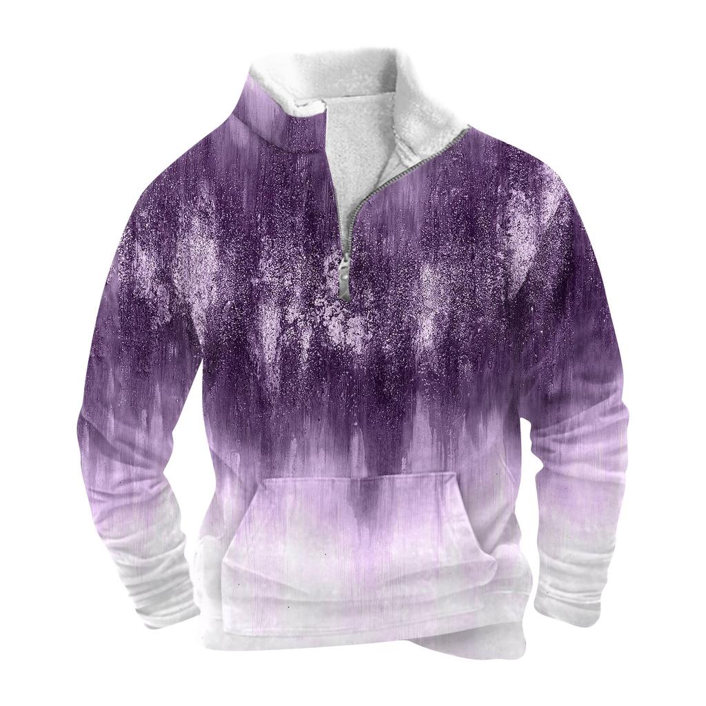 Весенне-осенняя мужская толстовка с воротником-стойкой на открытом воздухе, повседневные свитера, топы