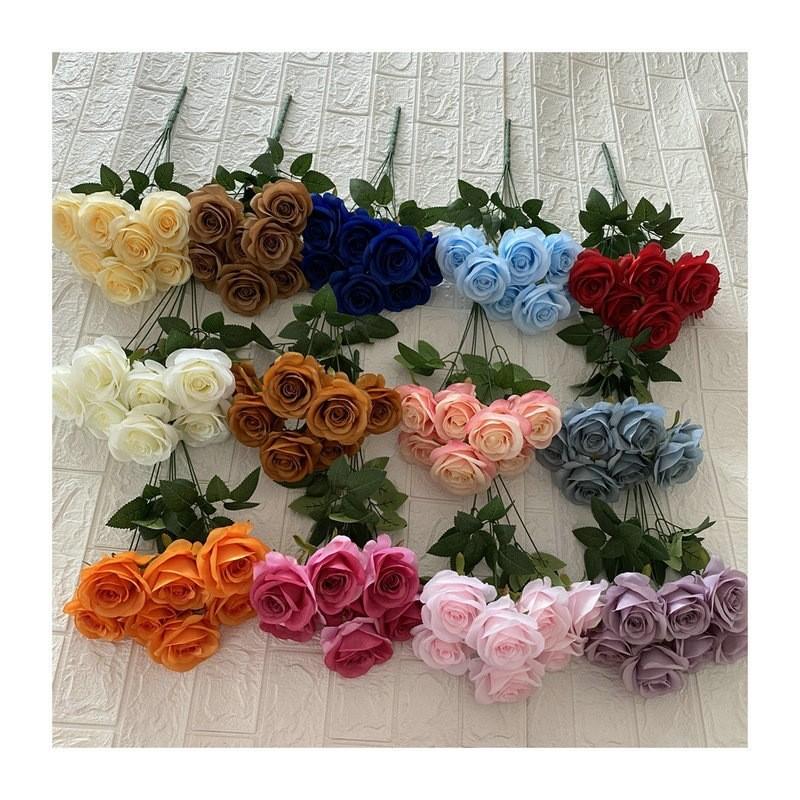 Simulated Rose Flowers For Wedding Props Home Decoration Photography Styling