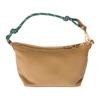 MIU MIU Fabric Handbag Mini Women's Cinnamon & Green 5NE841_2IG4_F05AJ