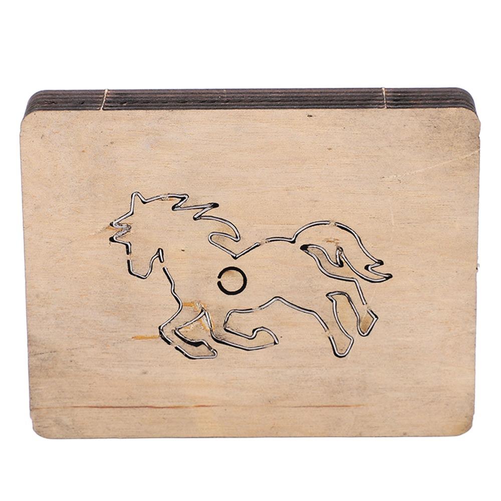 Bull Head Shape Punch Cutter Alloy Steel Craft Tool DIY Leather Cutting Die Crafting Projects