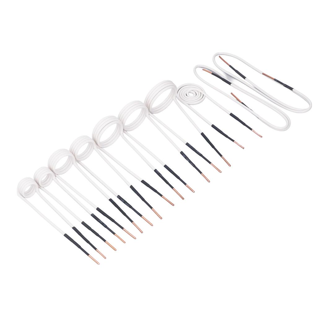 10 шт. Индукционные нагревательные катушки 2,5 мм латунный сердечник электрический нагрев индукционная катушка комплект для удаления ржавых гаек и болтов