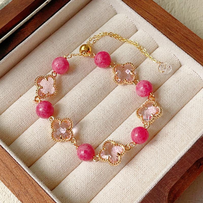 Мужской браслет JYL TS Матовый стиль с камнями Излучает мужской шарм и стабильность