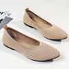 Обувь для мам, весенние повседневные туфли на плоской подошве в стиле ретро, ​​дышащая женская обувь из летящей ткани