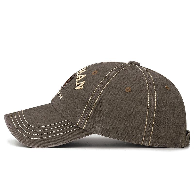 Northwood Cotton Washed Letter Baseball Cap for Men Outdoor Unisex Snapback Hat Caps Kpop Trucker Cap Adjustable 55-60 Cm