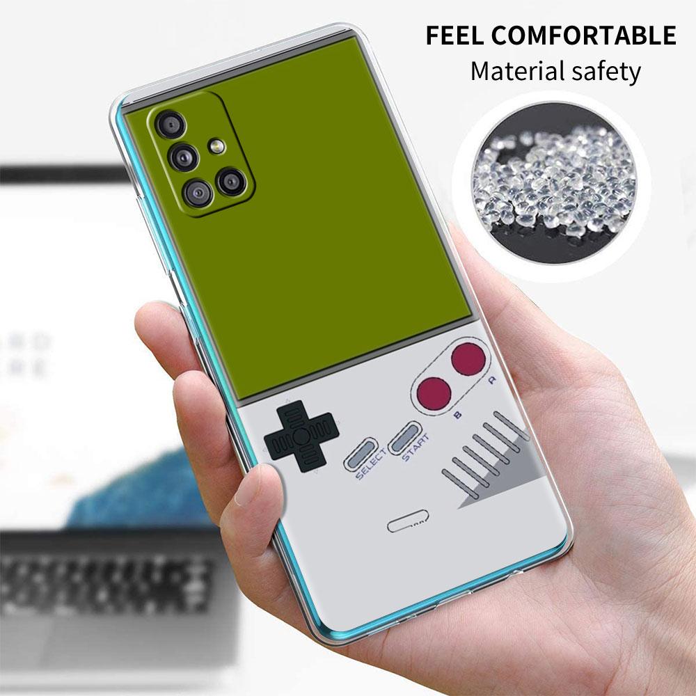 Vintage Camera Cassette Transparent Case For Samsung Galaxy A51 A71 A21s A31 A12 A32 5g A21 Eu A52 4g A41 A11 A22 Phone Cover