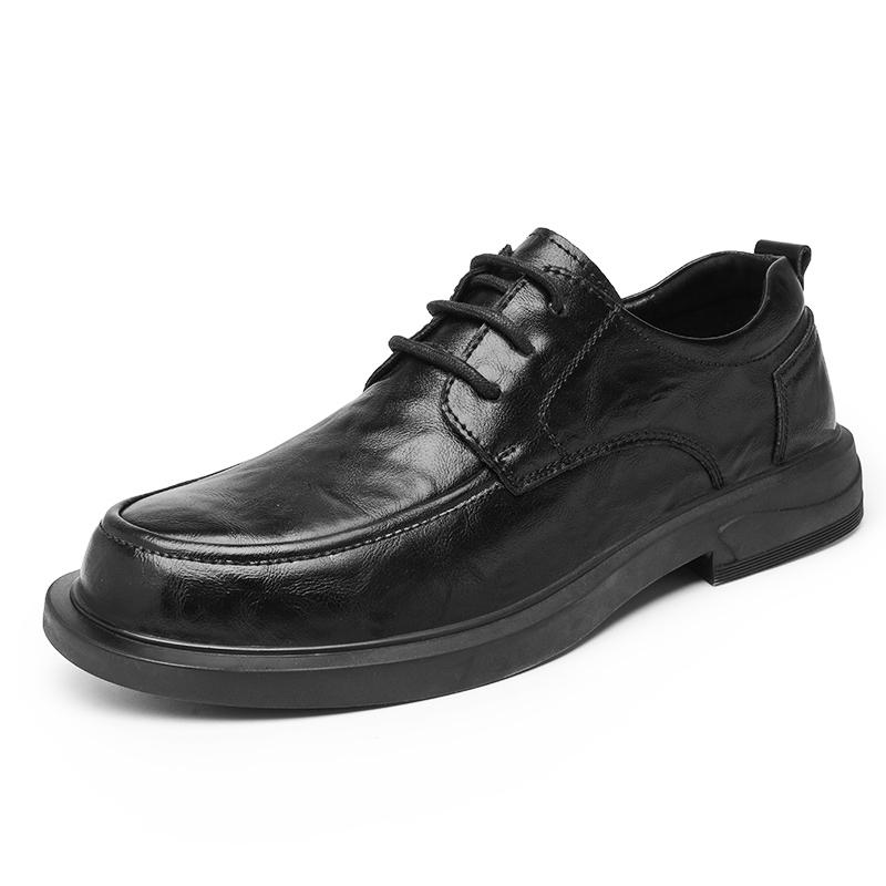 Business Casual Leather Men Shoes Genuine Leather Oxford Shoes For Men Flats Shoes