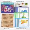 Обучающие игрушки 100 шт. Учись и пиши Обучающие игрушки Игра на сопоставление букв и слов Игра на зрительное восприятие Обучающие