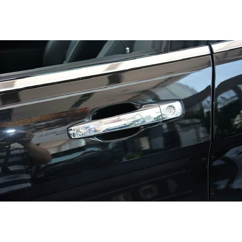 FUNDUOO New Chrome Car Door Handle Cover Trim Sticker For Dodge Magnum 2005-2008 Dodge Journey 2009 2010 2011 2012