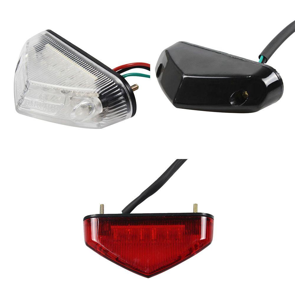 Lighting 12V DC Rear Brake Lights LED Brake Stop Motorcycle Tail Light Signal Indicators