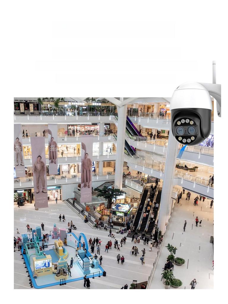 Беспроводная наружная бинокулярная камера видеонаблюдения 4K 8MP с 8-кратным зумом