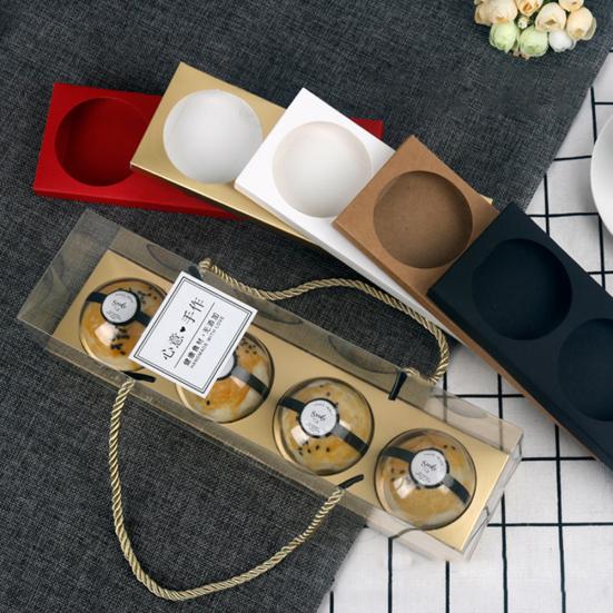 10шт прозрачные коробки ПЭТ торт кекс рулон контейнер упаковка десерт держатель