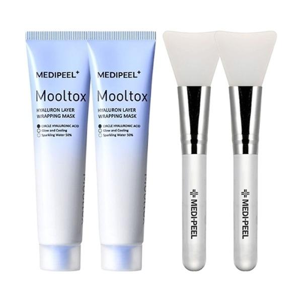 Medipeel Hyaluronic Acid Layer Water Tox Wrapping Mask 70ml (Main Product + Dual Brush) x2_23653204_671481
