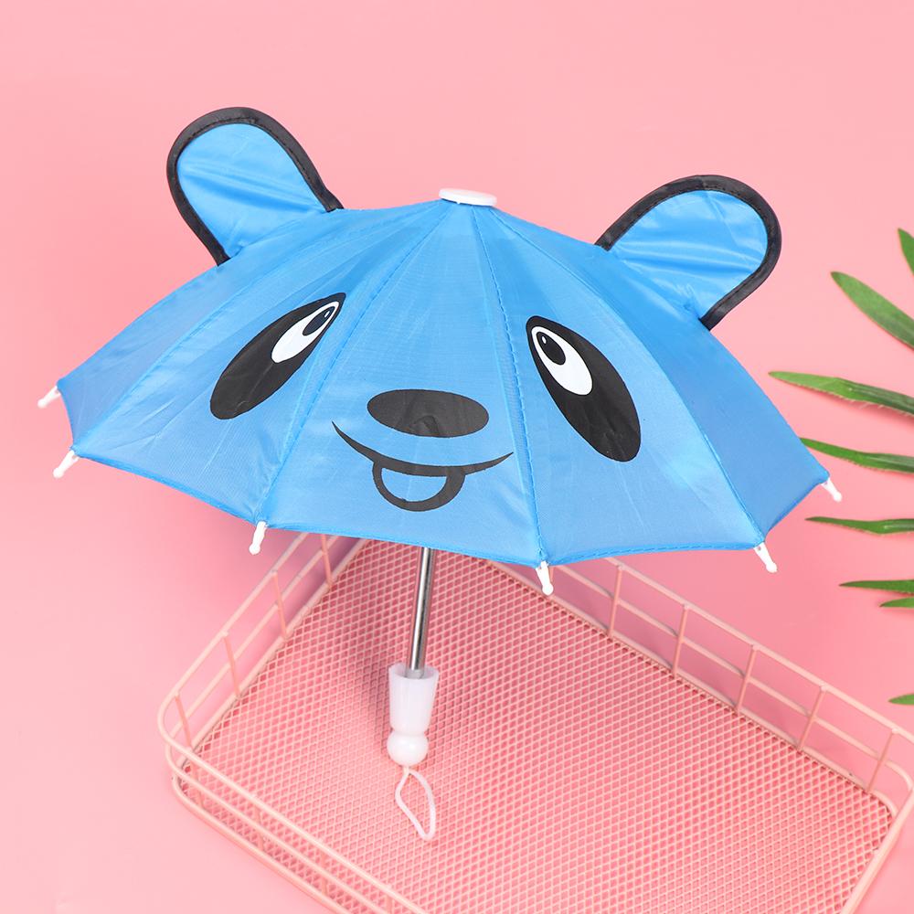 Fashion Kids Gift Dolls Animal Patterns Umbrellas Sunshade Doll Accessories Umbrella