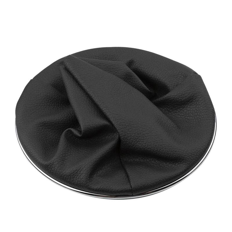 50295075 5 Speed Gear Shift Shifter Knob Head Ball Stick Cover Boot Gaiter Fit for Fiat 500 2012-2018 Black Carbon Fiber Style