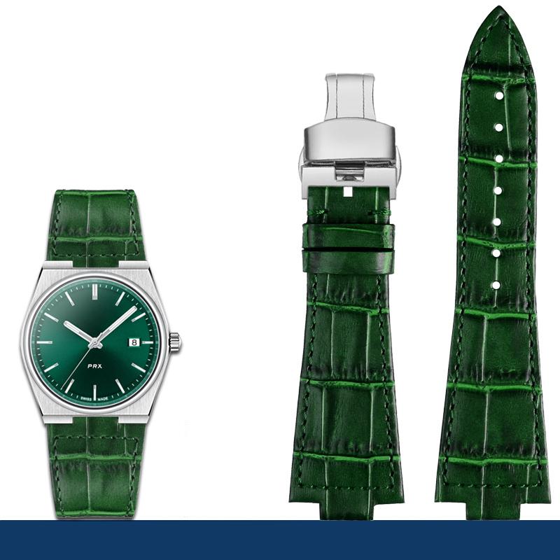 Для 1853 Tissot PRX Super player Ремешок для часов T137.407/137.410 Натуральная кожа 12 мм Нержавеющая сталь Браслет мужской ssБраслет