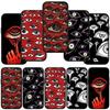 Чехол для телефона Samsung Galaxy S24 S23 iPhone 15 14 Xiaomi Redmi Note 13 12 11 8 10 9 Pro Max X XR OPPO A15 Huawei жуткий страшный чехол для глаз