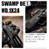 SWAMP DEER OPTICS HD1x24 Mini Red Dot Sight, 1500g Impact Resistant Open Dot Sight, Compatible with 20mm Rails (RD)