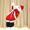 Santa Claus Climbing Rope Christmas Decoration Plush Doll Christmas Tree Climbing Old Man Hanging Pendent Fireplace Decor