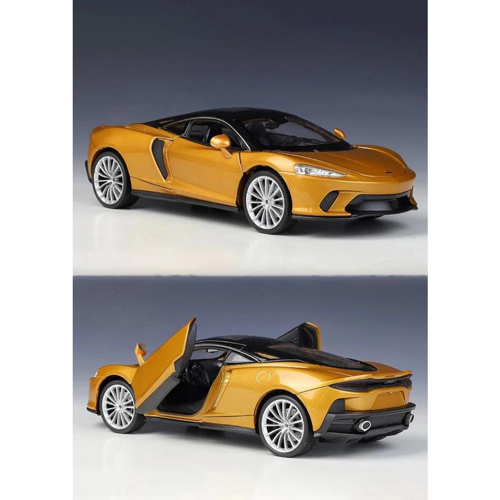 WELLY 1/24 McLaren GT Alloy Sports Car Model Diecasts Metal Scale Car Model Simulation Collection Children's Toy Vehicles Gift