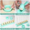 Round Cake Pop Mold with Tray & Pusher, 3D Printed Cake Pop Cutter and Pusher, Baking Molds for Home Baking & Parties