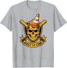 Pirates Hoist The Cone TShirt Y2k Skeleton Gothic Graphic Unisex Clothing Summer Fashion Short Sleeve Saying Tee Cool Novelty Gift