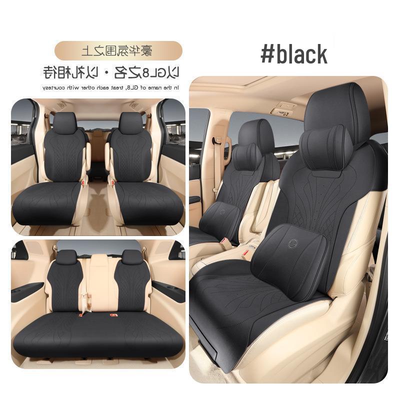 Buick GL8 Car Seat Cushion: Semi-Surround Suede Saddle Pad