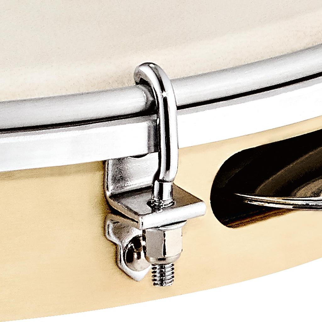 MEINL перкуссия традиционная деревянная пандейро тополь дерево натуральная козья кожа головка ключа PA10PW-M (Настройка включена) []