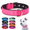 Waterproof Dog Collar Durable Nylon Dogs Collar Necklace Soft Padded Breathable Pet Dog Chihahua Pug Schnauzer Collars 8 Colors