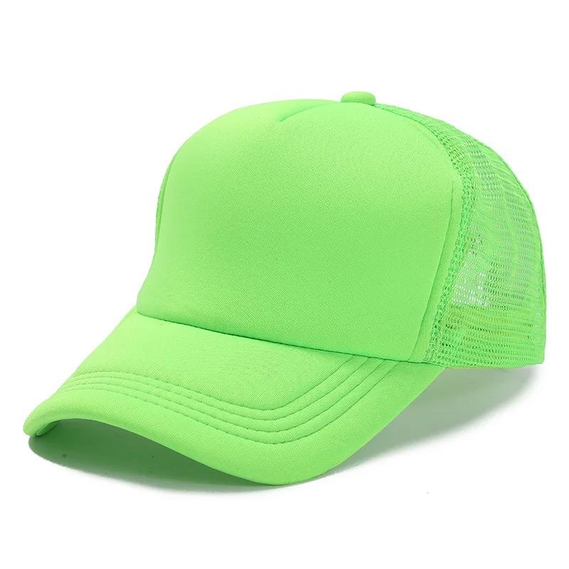Snapback Adjustable Cap Baseball Mesh Plain Casual Neutral Gender Women Men For Hats Hip Hop Urban Street Style Trucker Streetwear Dad Hat