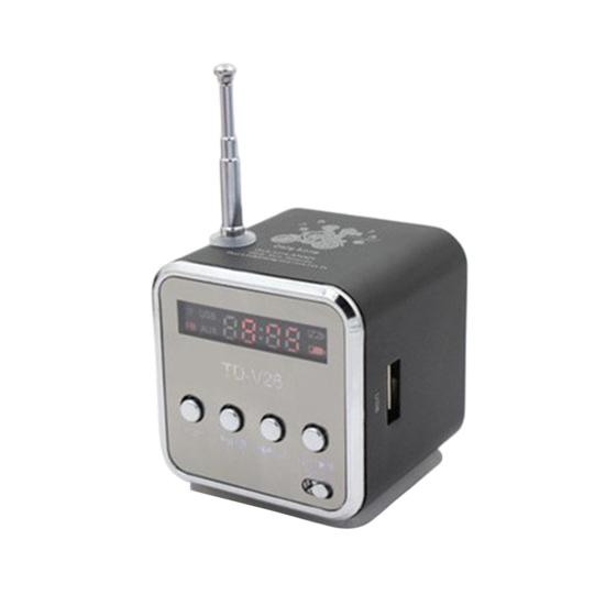 1/2 шт. Мини-динамик с поддержкой Bluetooth, цифровой дисплей, стабильное соединение, водонепроницаемый, перезаряжаемый, FM-радио, музыкальный плеер