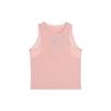 Air Series Solid Color Brand Logo Print Round Neck Sleeveless Casual Sports Vest Women Vests Ceramic-Pink CZ9378-630