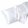 2 Pcs Satin Pillow Case Smooth Faux Silk Solid Color Satin Prevents Frizz Breakage Bedroom Living Room Sofa Pillowcase Pillow Cover
