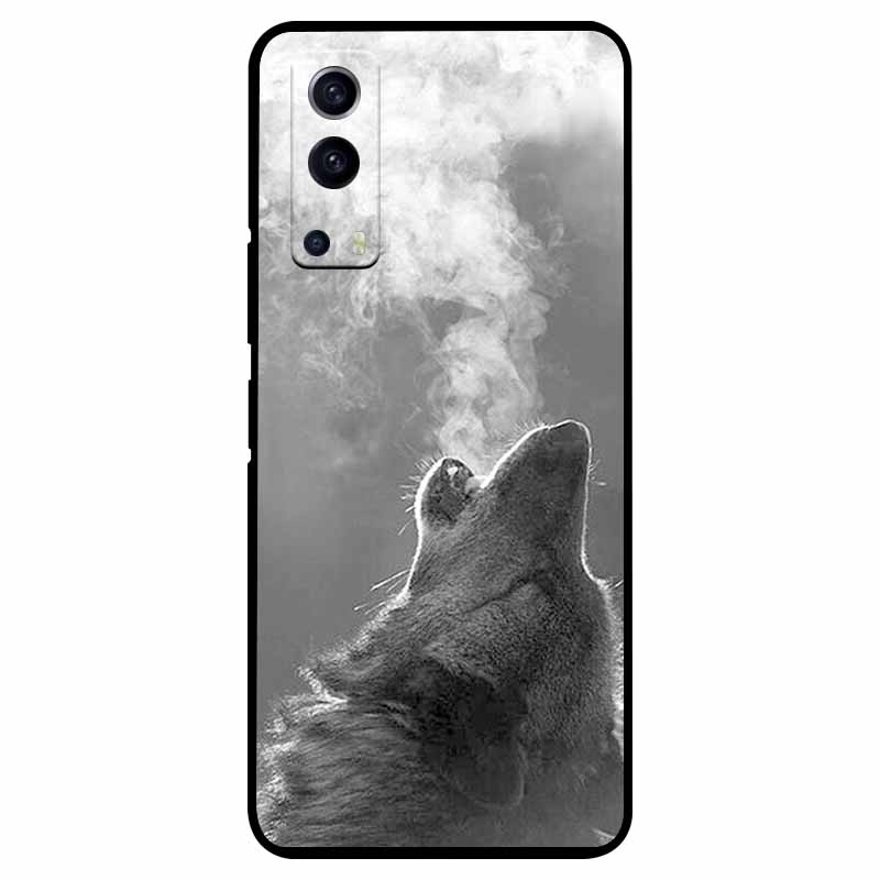 Для vivo Y72 5G Чехол Ударопрочный Мягкий силикон ТПУ Задняя крышка Для vivo Y52 5G Чехлы для телефона для vivoY72 Y 72 52 5G Чехол Милый Capa
