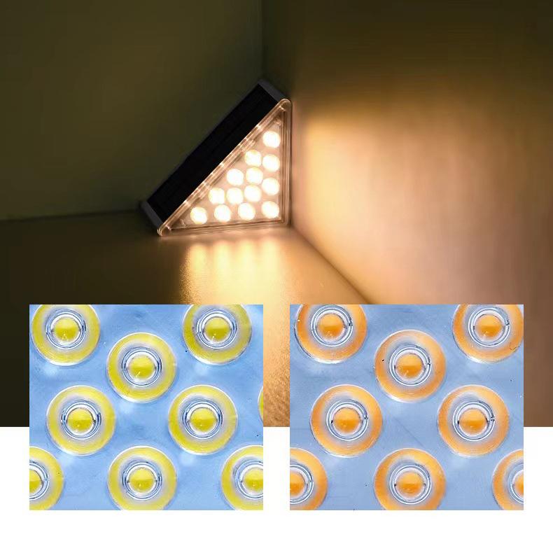 Outdoor Solar Step Light Patio Lighting Garden Arrangement Balcony Fence Railing Decorative Light Stair Tread Light