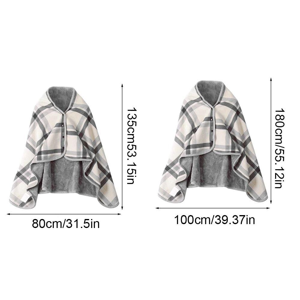 Keep Warm Multi-function Shawl Blanket Winter Lazy Casual Office Blanket  for Women and Office Use
