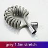 Handheld Water Toilet Bidet Sprayer Flexible Spring Shower Head Hose Tube Telephone Line Soft Hoses Bathroom Accessories