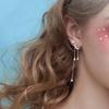 Корейские Простые Асимметричные Серьги-кисточки со Звездами для Женщин Шарм Нежные Украшения Новая Мода Вечеринка Свадебные Аксессуары Подарок